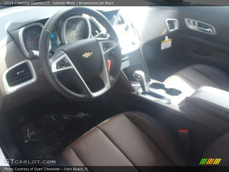 Summit White / Brownstone/Jet Black 2014 Chevrolet Equinox LT