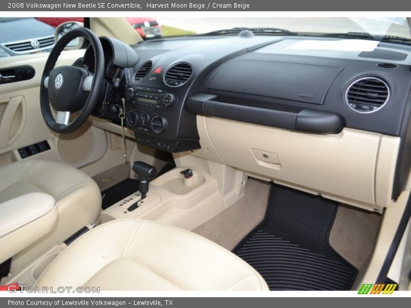 Harvest Moon Beige / Cream Beige 2008 Volkswagen New Beetle SE Convertible