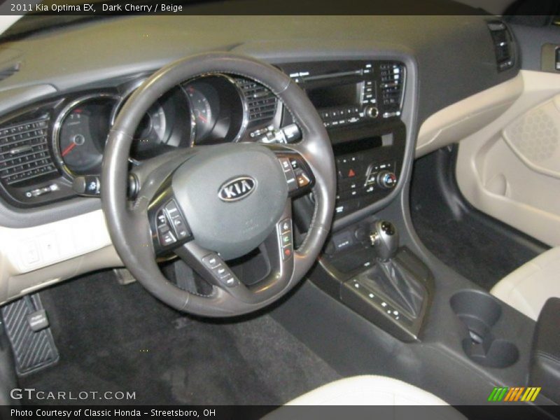 Dark Cherry / Beige 2011 Kia Optima EX