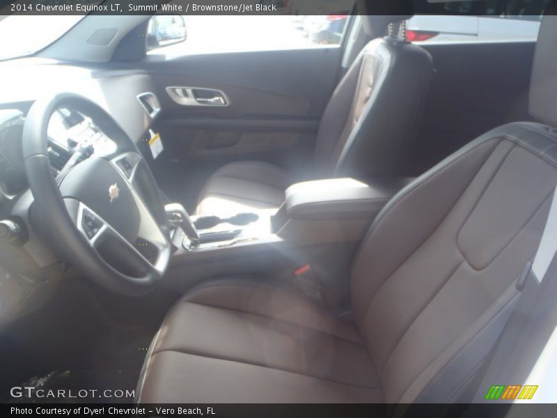 Summit White / Brownstone/Jet Black 2014 Chevrolet Equinox LT