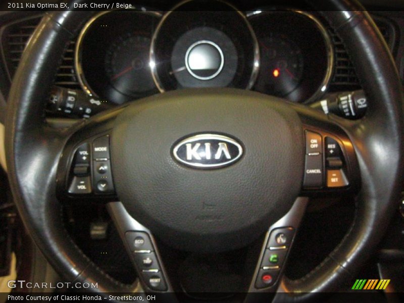 Dark Cherry / Beige 2011 Kia Optima EX