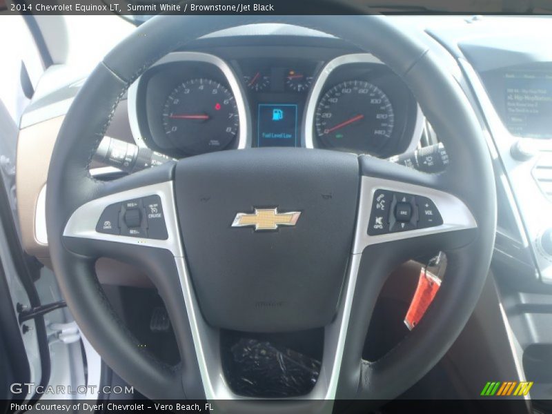 Summit White / Brownstone/Jet Black 2014 Chevrolet Equinox LT