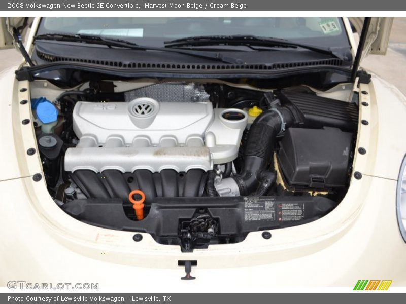 Harvest Moon Beige / Cream Beige 2008 Volkswagen New Beetle SE Convertible
