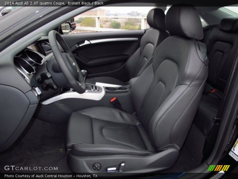 Front Seat of 2014 A5 2.0T quattro Coupe
