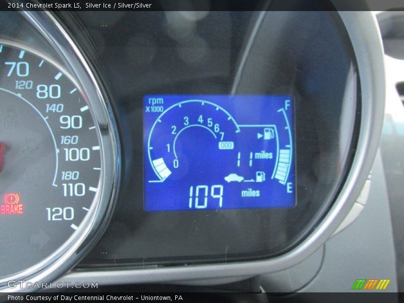 Silver Ice / Silver/Silver 2014 Chevrolet Spark LS