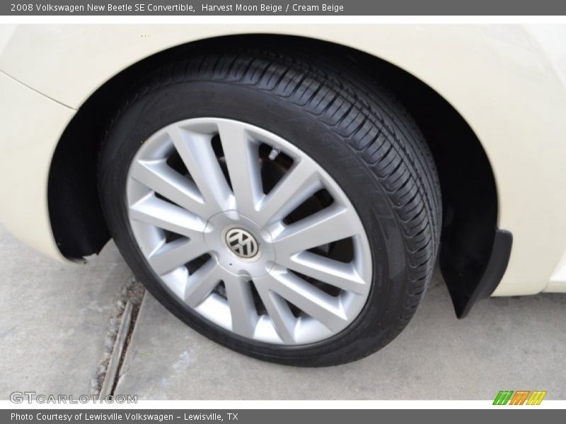 Harvest Moon Beige / Cream Beige 2008 Volkswagen New Beetle SE Convertible