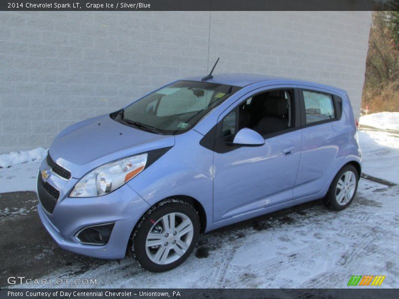 Grape Ice / Silver/Blue 2014 Chevrolet Spark LT