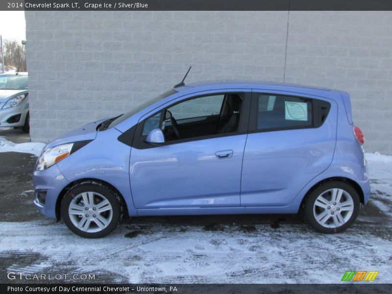 Grape Ice / Silver/Blue 2014 Chevrolet Spark LT