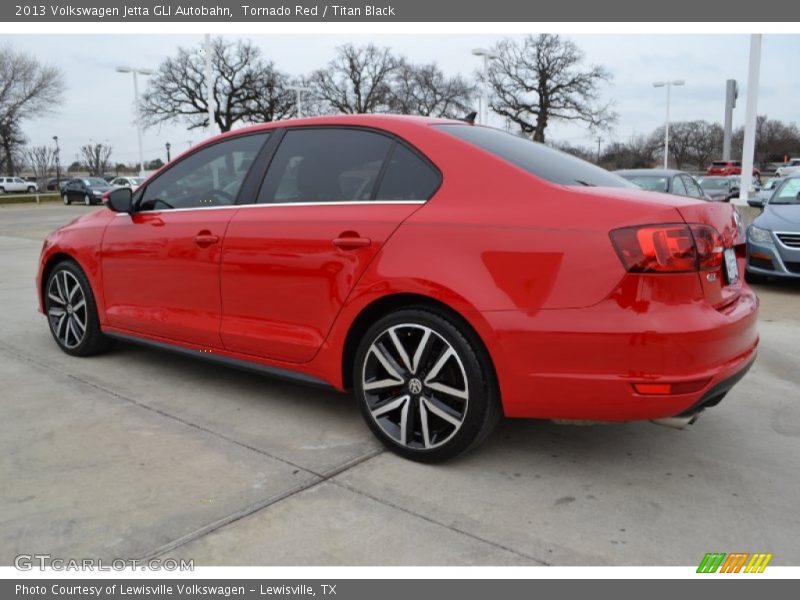 Tornado Red / Titan Black 2013 Volkswagen Jetta GLI Autobahn