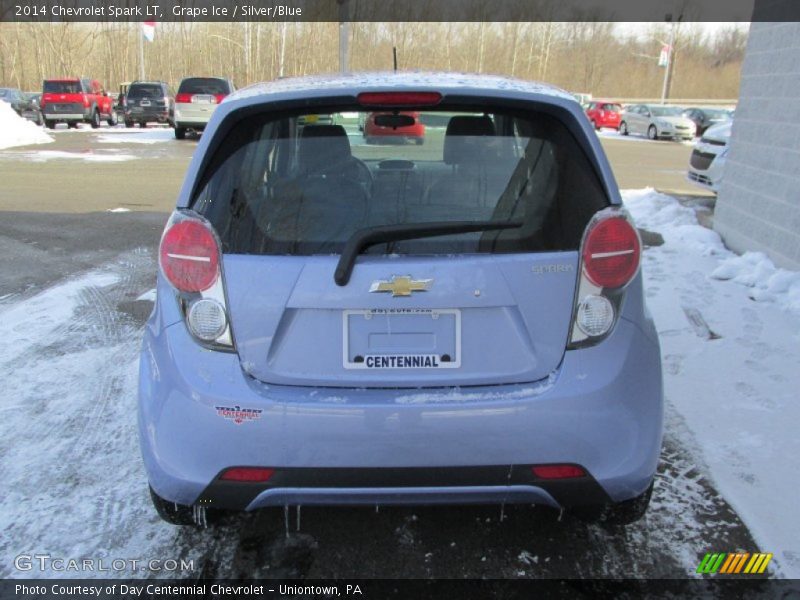 Grape Ice / Silver/Blue 2014 Chevrolet Spark LT
