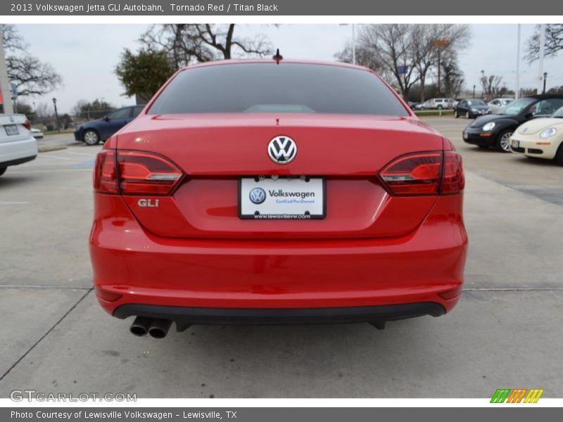 Tornado Red / Titan Black 2013 Volkswagen Jetta GLI Autobahn
