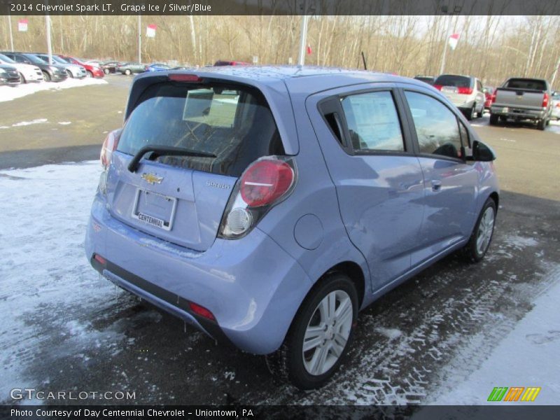 Grape Ice / Silver/Blue 2014 Chevrolet Spark LT