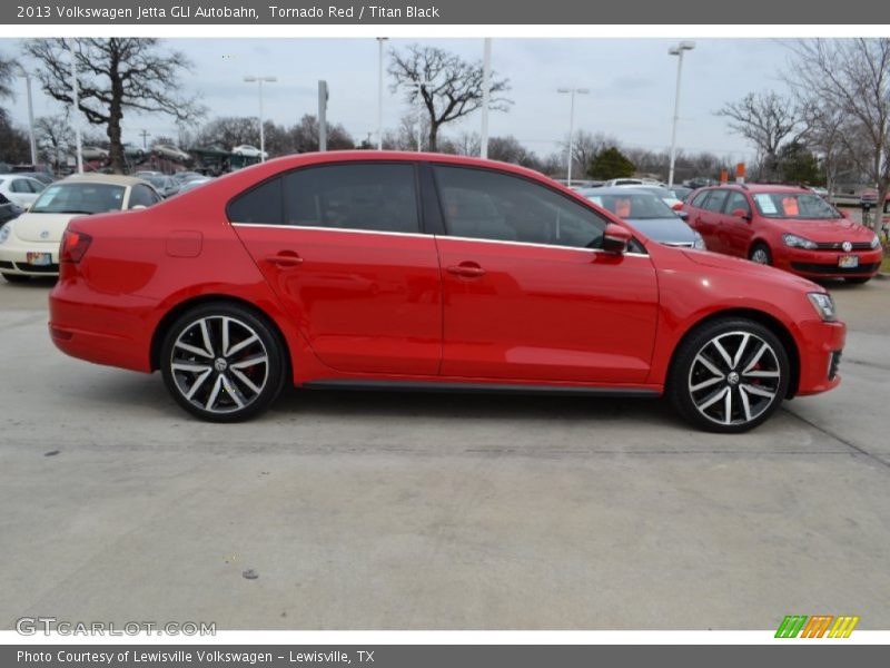 Tornado Red / Titan Black 2013 Volkswagen Jetta GLI Autobahn