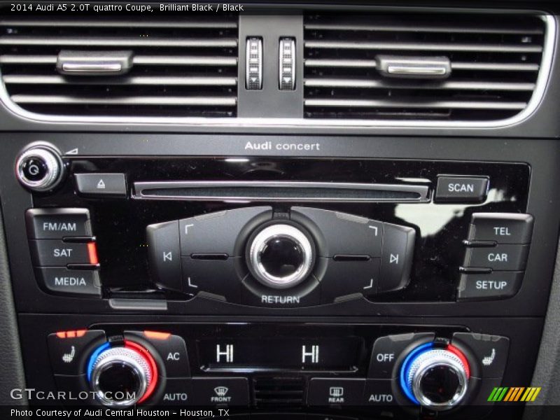 Controls of 2014 A5 2.0T quattro Coupe