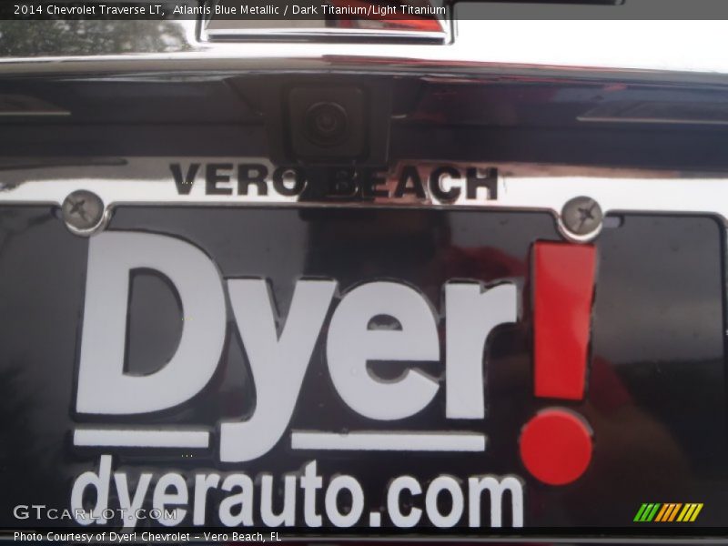 Atlantis Blue Metallic / Dark Titanium/Light Titanium 2014 Chevrolet Traverse LT