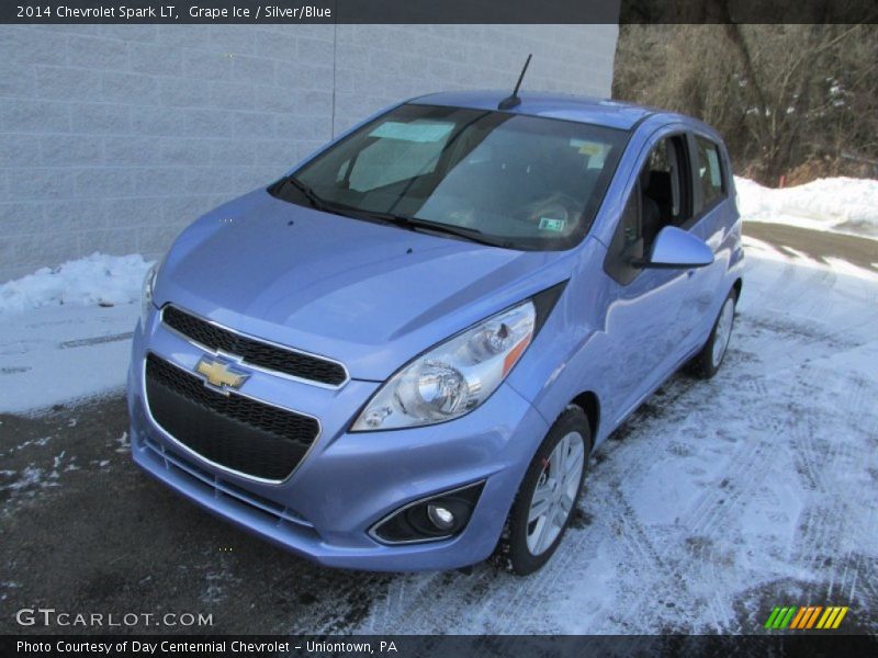 Grape Ice / Silver/Blue 2014 Chevrolet Spark LT