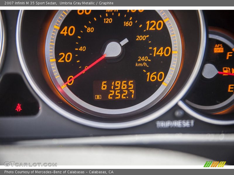 Umbria Gray Metallic / Graphite 2007 Infiniti M 35 Sport Sedan