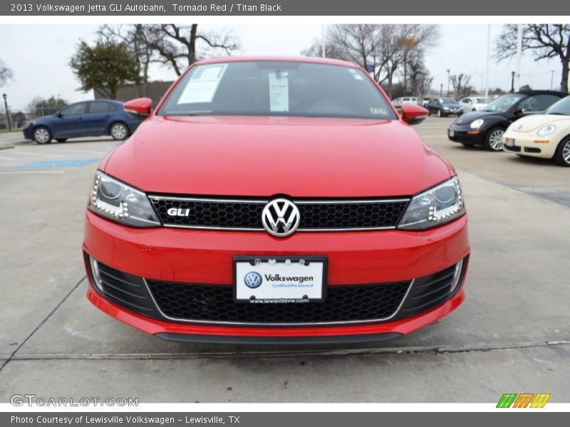 Tornado Red / Titan Black 2013 Volkswagen Jetta GLI Autobahn