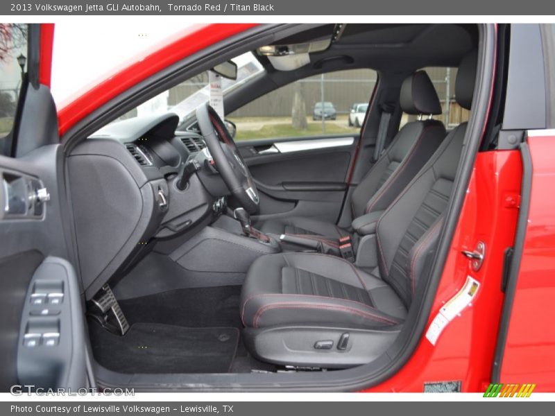 Tornado Red / Titan Black 2013 Volkswagen Jetta GLI Autobahn