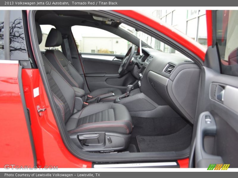Tornado Red / Titan Black 2013 Volkswagen Jetta GLI Autobahn