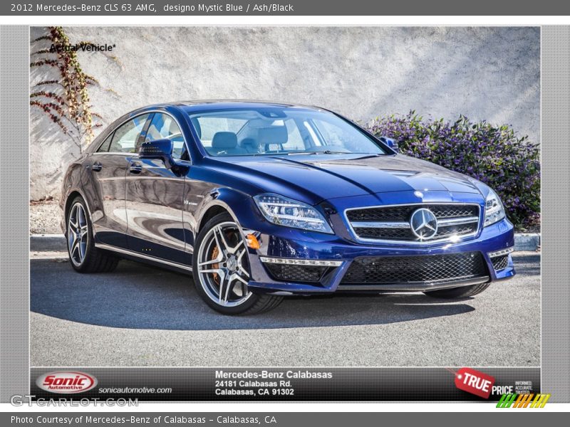 designo Mystic Blue / Ash/Black 2012 Mercedes-Benz CLS 63 AMG