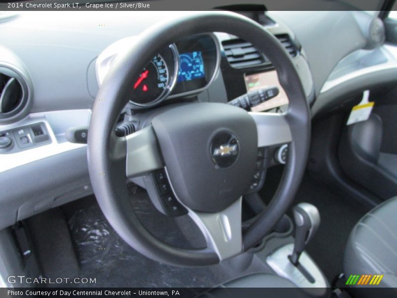 Grape Ice / Silver/Blue 2014 Chevrolet Spark LT