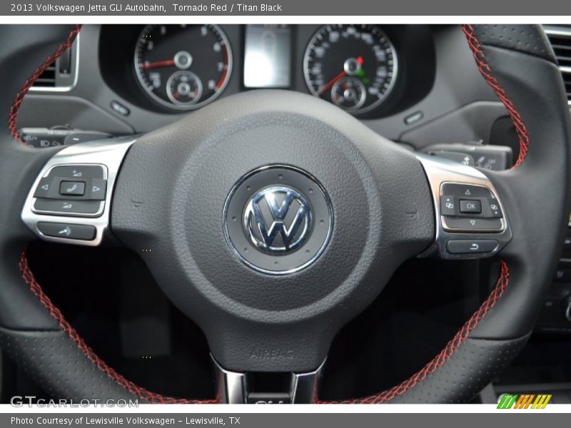 Tornado Red / Titan Black 2013 Volkswagen Jetta GLI Autobahn
