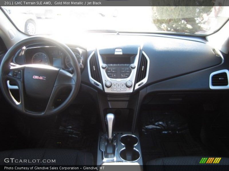 Gold Mist Metallic / Jet Black 2011 GMC Terrain SLE AWD