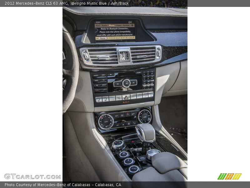 Controls of 2012 CLS 63 AMG