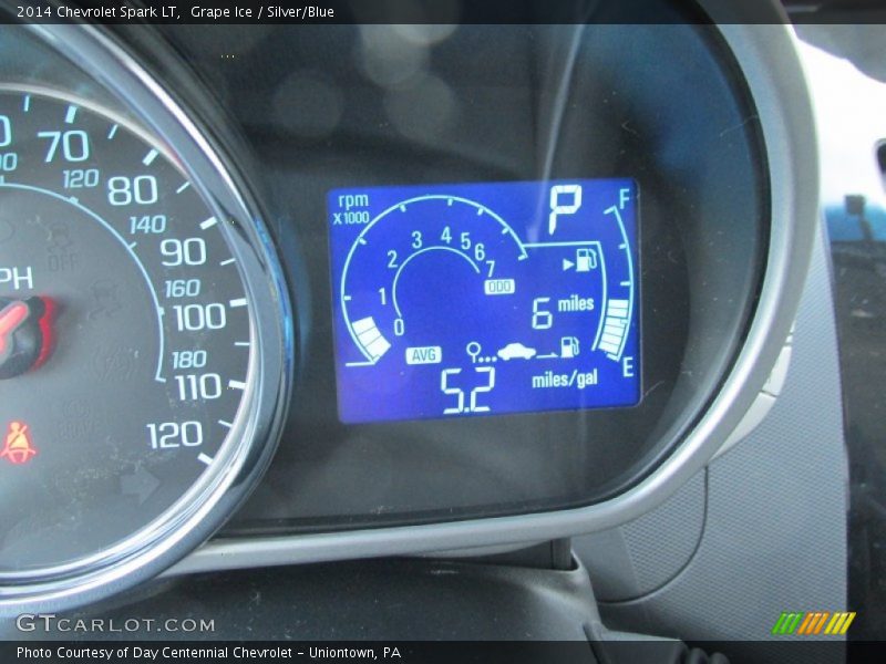 Grape Ice / Silver/Blue 2014 Chevrolet Spark LT