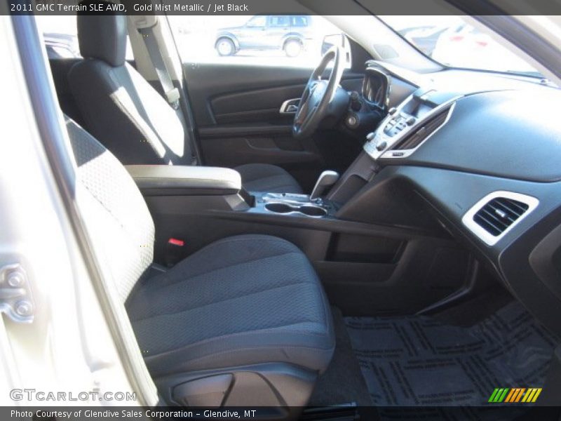 Gold Mist Metallic / Jet Black 2011 GMC Terrain SLE AWD
