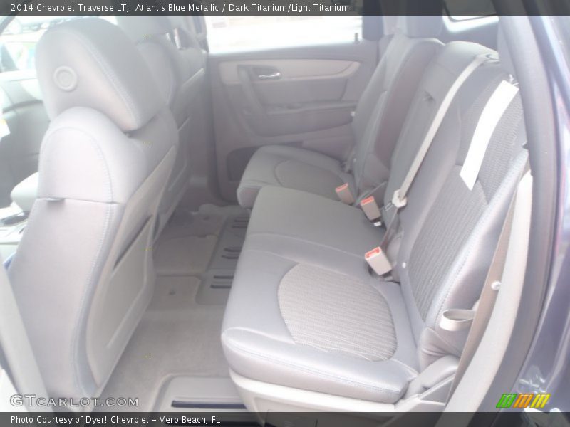 Atlantis Blue Metallic / Dark Titanium/Light Titanium 2014 Chevrolet Traverse LT