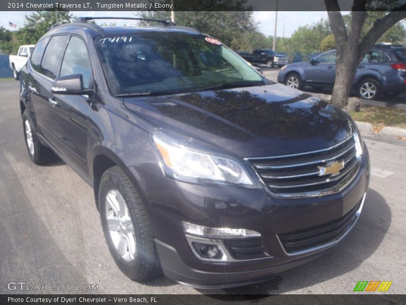 Tungsten Metallic / Ebony 2014 Chevrolet Traverse LT