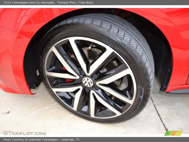 Tornado Red / Titan Black 2013 Volkswagen Jetta GLI Autobahn
