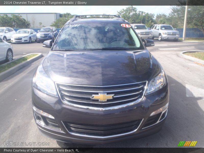 Tungsten Metallic / Ebony 2014 Chevrolet Traverse LT