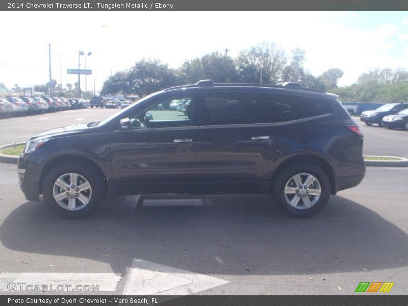 Tungsten Metallic / Ebony 2014 Chevrolet Traverse LT
