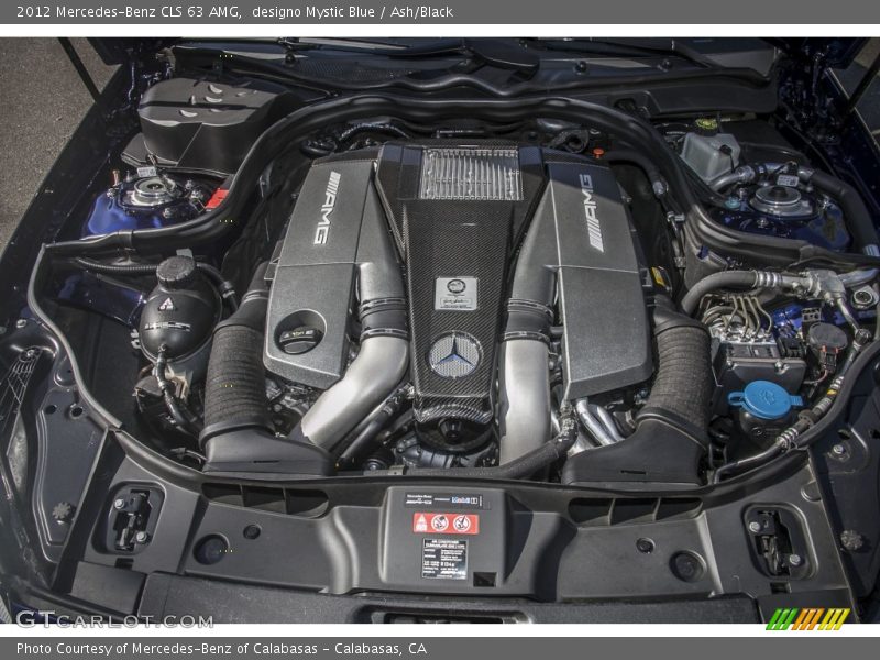  2012 CLS 63 AMG Engine - 5.5 Liter AMG Biturbo DI DOHC 32-Vale VVT V8