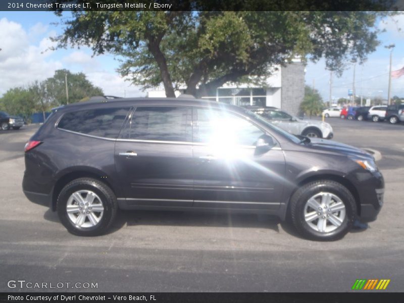 Tungsten Metallic / Ebony 2014 Chevrolet Traverse LT
