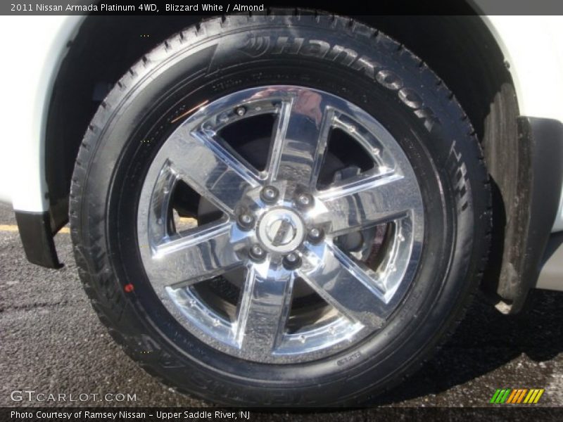 Blizzard White / Almond 2011 Nissan Armada Platinum 4WD