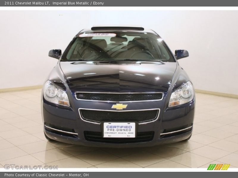 Imperial Blue Metallic / Ebony 2011 Chevrolet Malibu LT