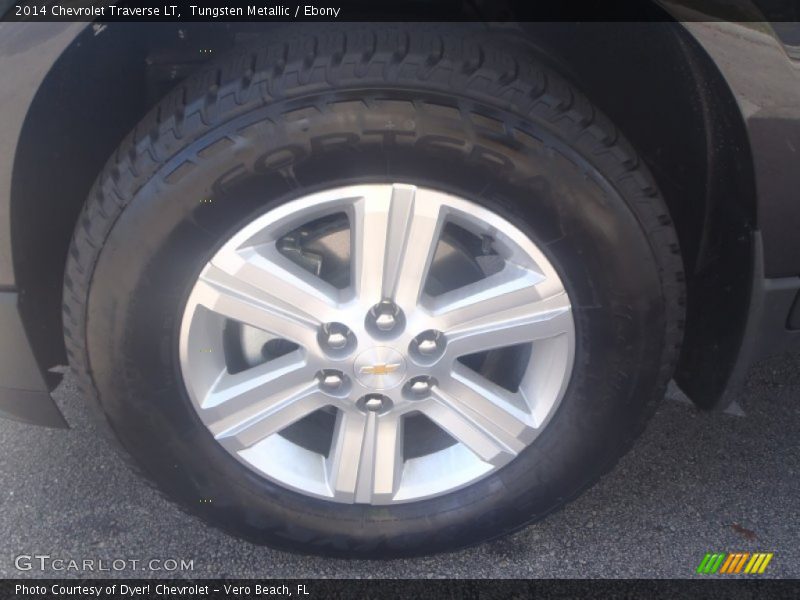 Tungsten Metallic / Ebony 2014 Chevrolet Traverse LT