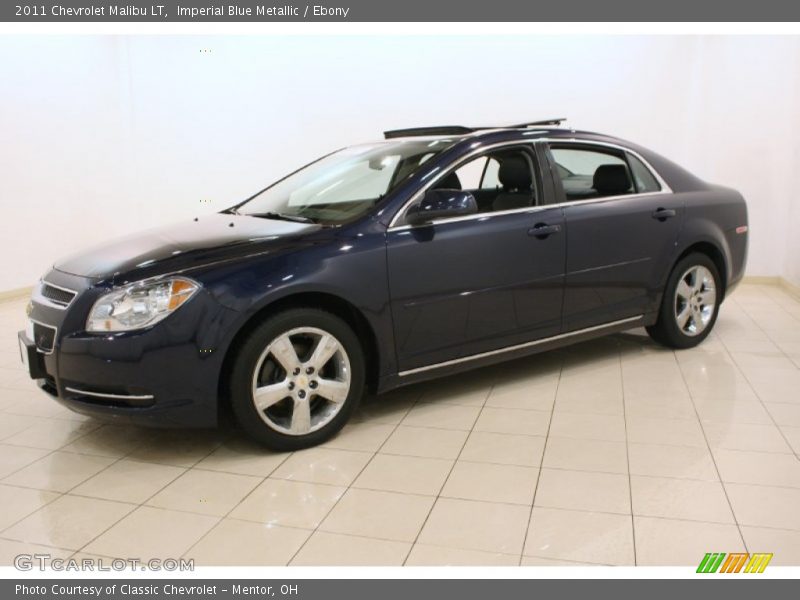 Imperial Blue Metallic / Ebony 2011 Chevrolet Malibu LT