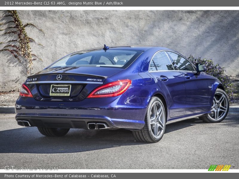 designo Mystic Blue / Ash/Black 2012 Mercedes-Benz CLS 63 AMG