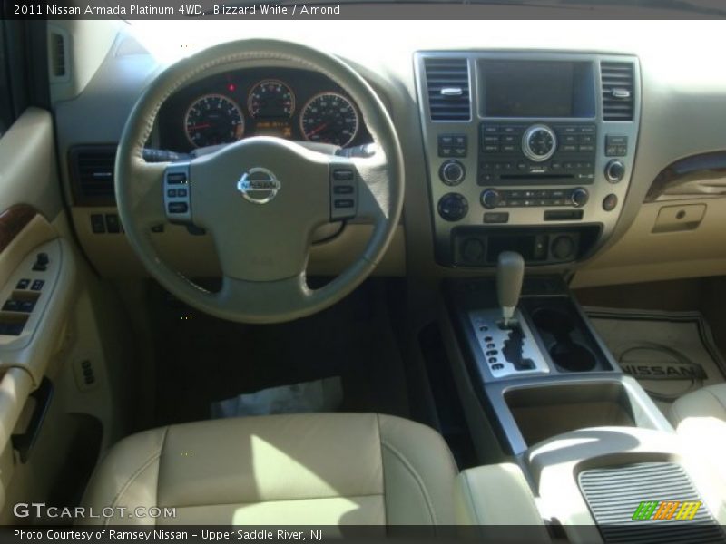 Blizzard White / Almond 2011 Nissan Armada Platinum 4WD