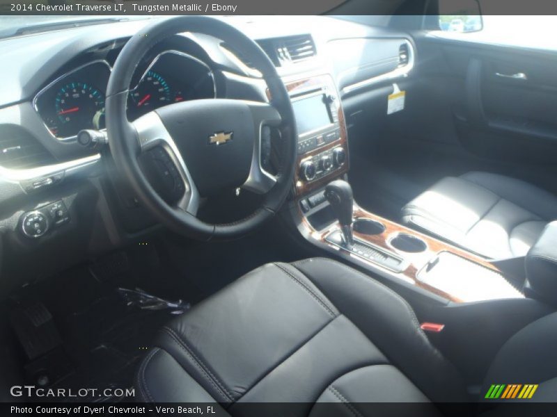 Tungsten Metallic / Ebony 2014 Chevrolet Traverse LT