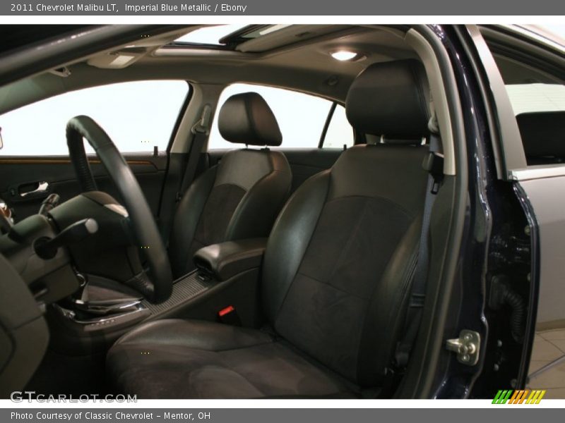 Imperial Blue Metallic / Ebony 2011 Chevrolet Malibu LT