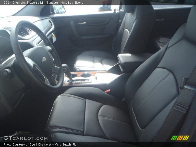 Tungsten Metallic / Ebony 2014 Chevrolet Traverse LT