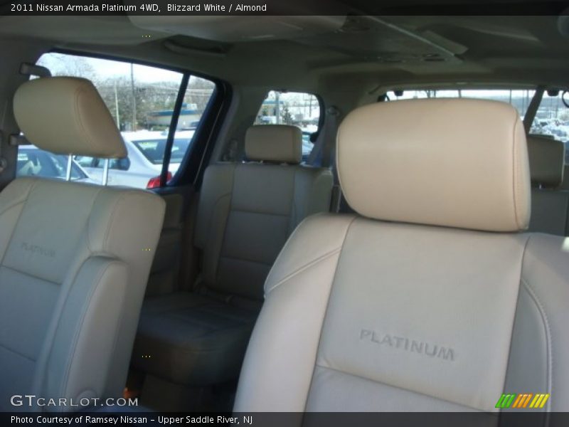 Blizzard White / Almond 2011 Nissan Armada Platinum 4WD