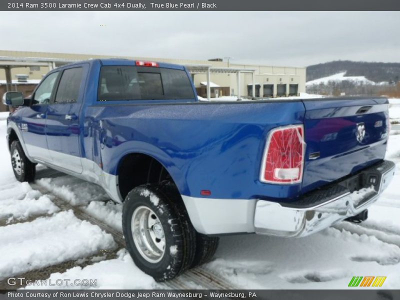  2014 3500 Laramie Crew Cab 4x4 Dually True Blue Pearl