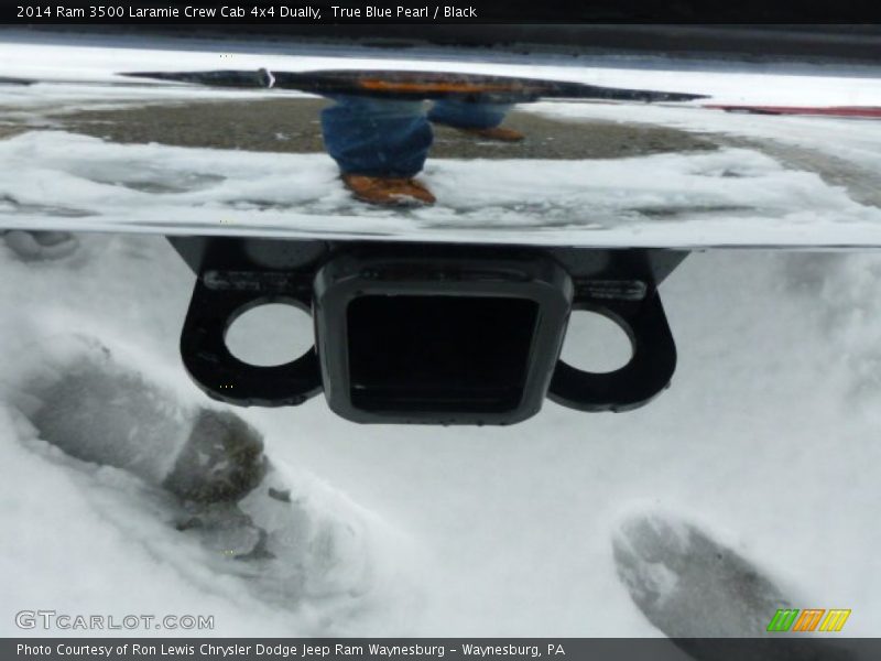 True Blue Pearl / Black 2014 Ram 3500 Laramie Crew Cab 4x4 Dually